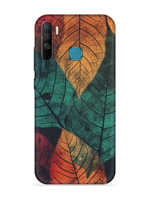 Leaves Artwork Embossed Soft Silicone Case for Infinix S5 Lite