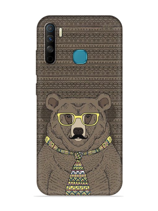 Grizzly Bear Embossed Soft Silicone Case for Infinix S5 Lite Zapvi