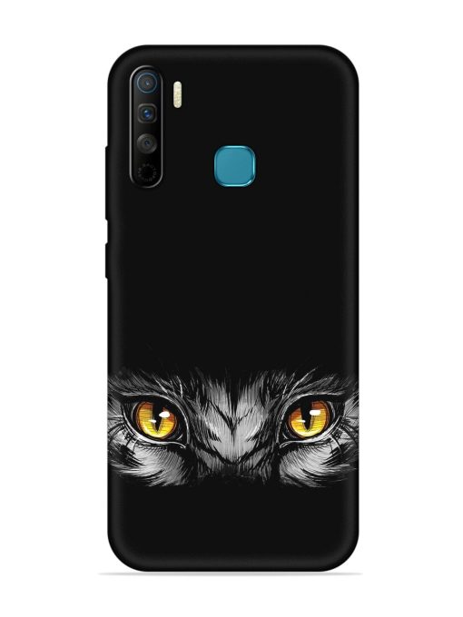 Scary Eye Embossed Soft Silicone Case for Infinix S5 Lite Zapvi