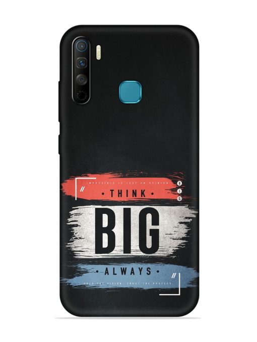 Think Big Always Embossed Soft Silicone Case for Infinix S5 Lite Zapvi