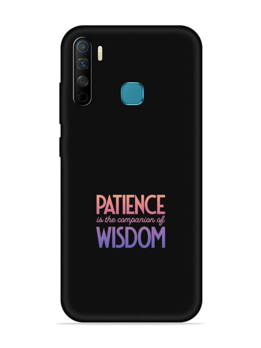 Patience Is The Embossed Soft Silicone Case for Infinix S5 Lite