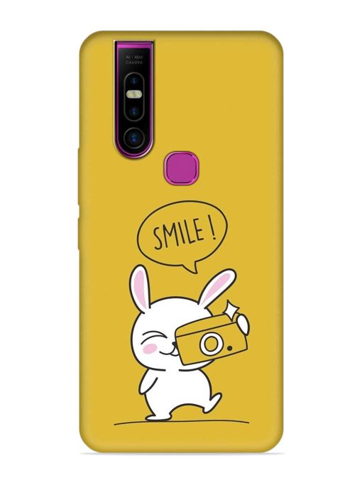 Hey Smile Please Embossed Soft Silicone Case for Infinix S5 Pro Zapvi