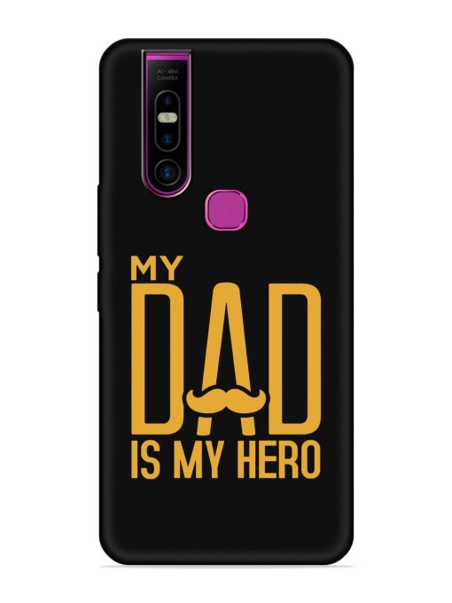 My Dad Is My Hero Embossed Soft Silicone Case for Infinix S5 Pro Zapvi