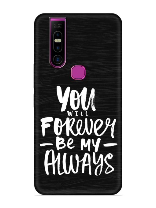 You Will Forever Embossed Soft Silicone Case for Infinix S5 Pro Zapvi