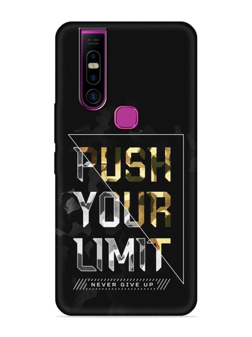 Push Your Limits Embossed Soft Silicone Case for Infinix S5 Pro Zapvi