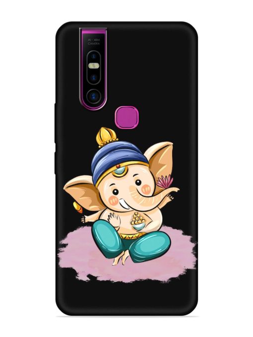 Bal Ganesh Vector Art Embossed Soft Silicone Case for Infinix S5 Pro Zapvi