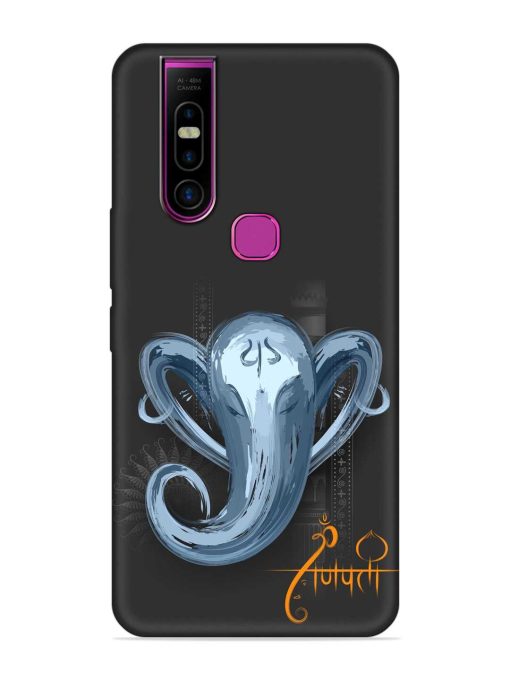 Illustration Lord Ganpati Embossed Soft Silicone Case for Infinix S5 Pro Zapvi