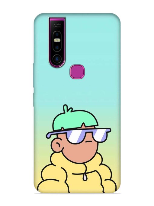 Doodles Cool Character Embossed Soft Silicone Case for Infinix S5 Pro