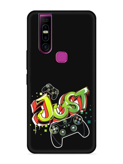 Graffiti Gamepad Illustration Embossed Soft Silicone Case for Infinix S5 Pro Zapvi