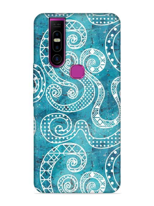 Vintage Curved Seamless Embossed Soft Silicone Case for Infinix S5 Pro Zapvi