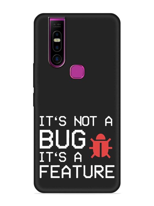 Not Bug Feature Embossed Soft Silicone Case for Infinix S5 Pro