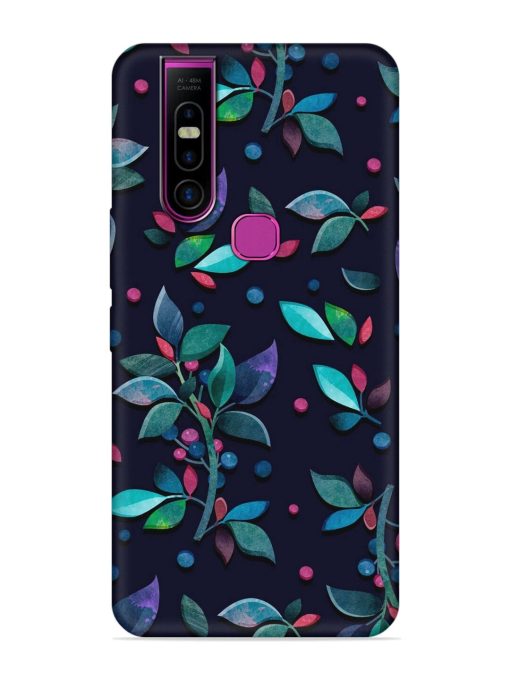 Decorative Watercolor Flower Embossed Soft Silicone Case for Infinix S5 Pro Zapvi