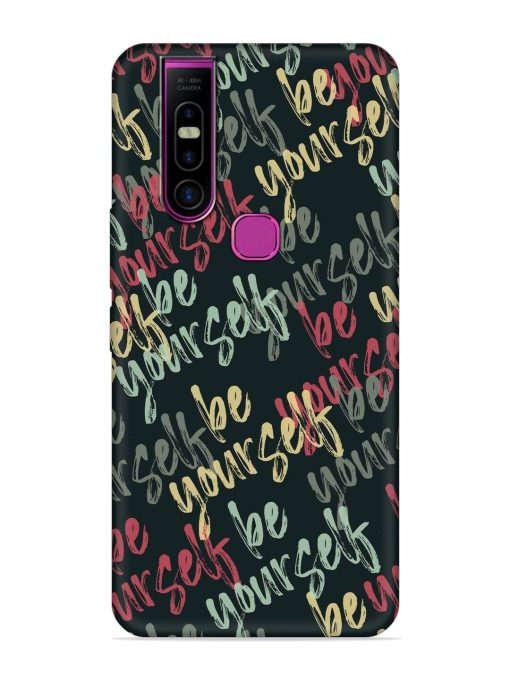 Yourself Seamless Embossed Soft Silicone Case for Infinix S5 Pro Zapvi