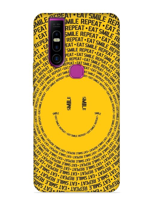 Smiley Embossed Soft Silicone Case for Infinix S5 Pro Zapvi