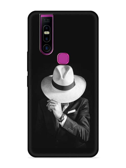 Men Under Hat Embossed Soft Silicone Case for Infinix S5 Pro Zapvi