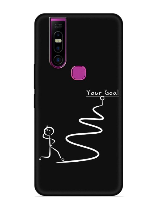 Your Goal Embossed Soft Silicone Case for Infinix S5 Pro Zapvi