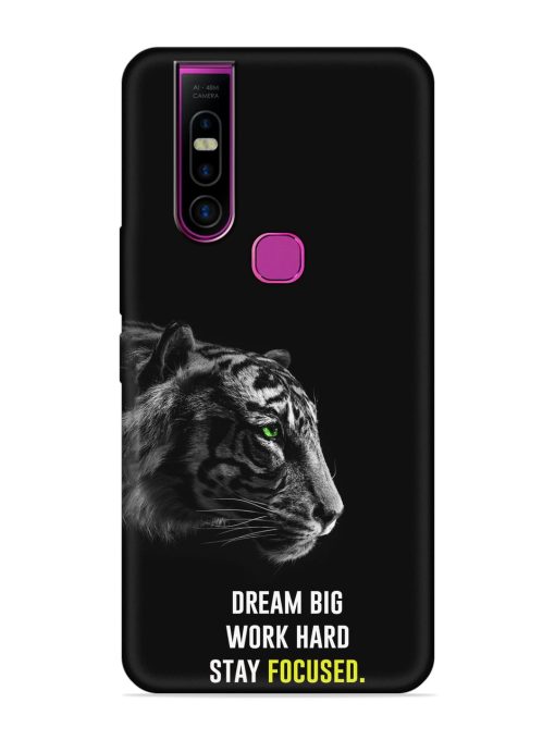 Dream Big Work Hard Embossed Soft Silicone Case for Infinix S5 Pro Zapvi