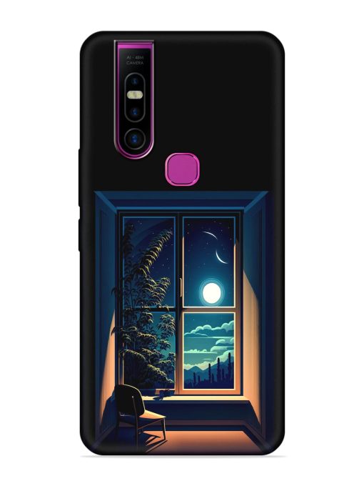 Night View At Window Embossed Soft Silicone Case for Infinix S5 Pro