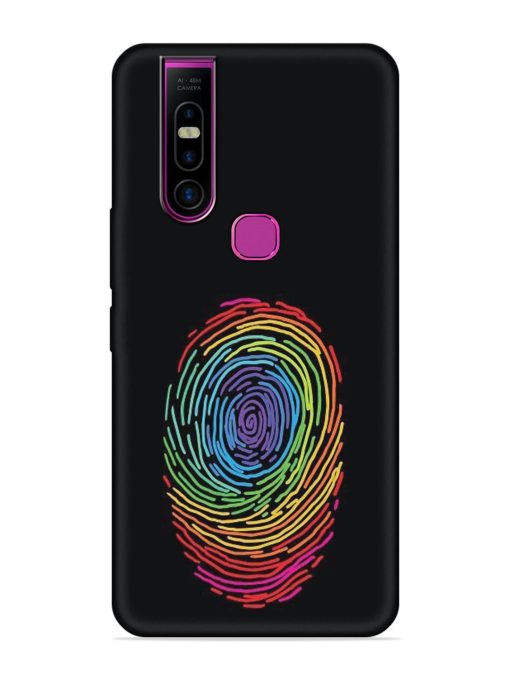 Fingerprint Of Thumb Art Embossed Soft Silicone Case for Infinix S5 Pro