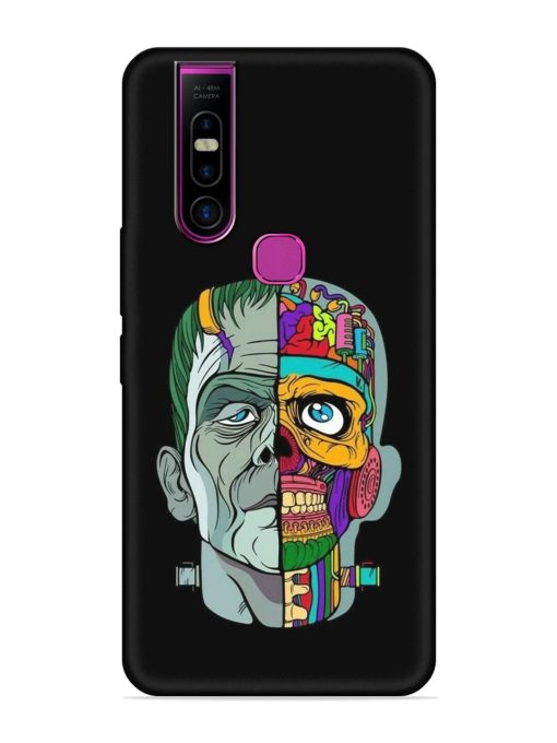 Men Vs Skull Embossed Soft Silicone Case for Infinix S5 Pro Zapvi