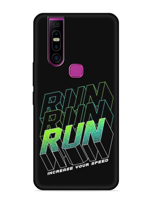 Run Embossed Soft Silicone Case for Infinix S5 Pro Zapvi