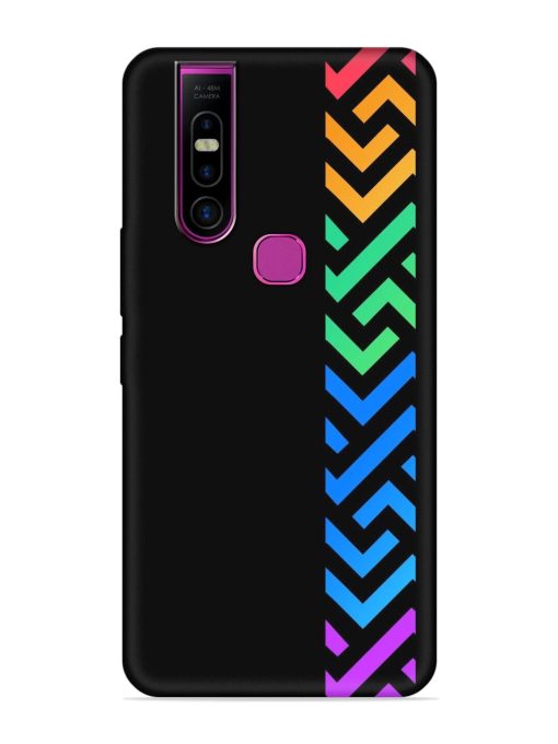 Colorshape Stripes Embossed Soft Silicone Case for Infinix S5 Pro Zapvi