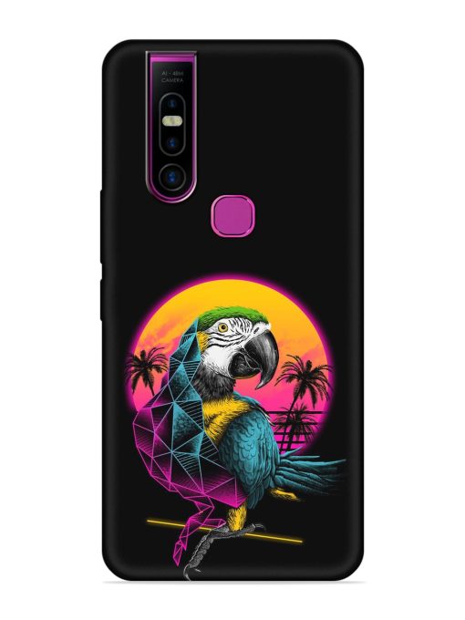 Rad Parrot Embossed Soft Silicone Case for Infinix S5 Pro