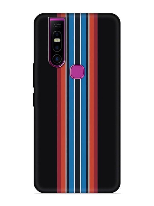 Vertical Strips Embossed Soft Silicone Case for Infinix S5 Pro