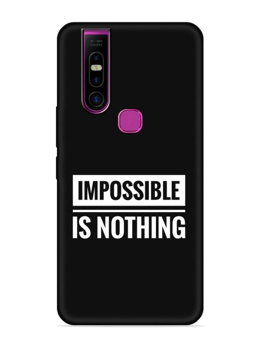 Impossible Is Nothing Embossed Soft Silicone Case for Infinix S5 Pro