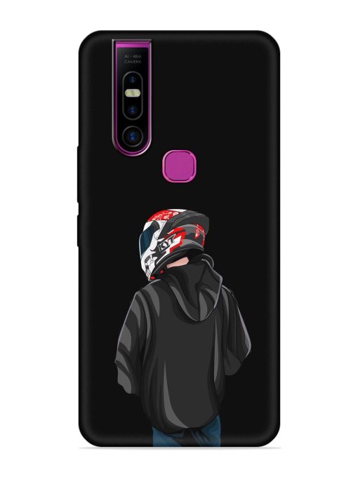 Motorcycle Rider Embossed Soft Silicone Case for Infinix S5 Pro Zapvi