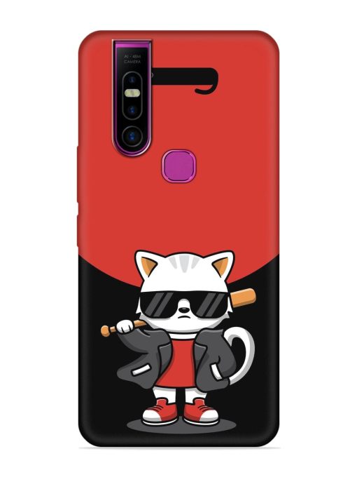 Cool Little Bear Cartoon Embossed Soft Silicone Case for Infinix S5 Pro Zapvi