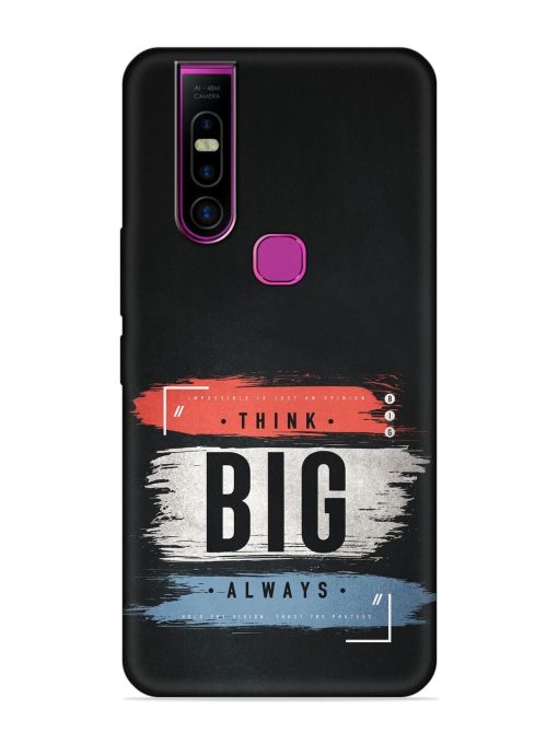 Think Big Always Embossed Soft Silicone Case for Infinix S5 Pro Zapvi