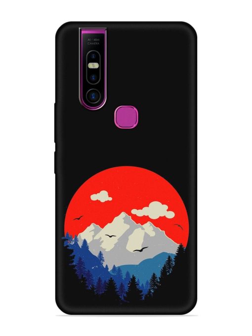 Mountain Abstract Embossed Soft Silicone Case for Infinix S5 Pro