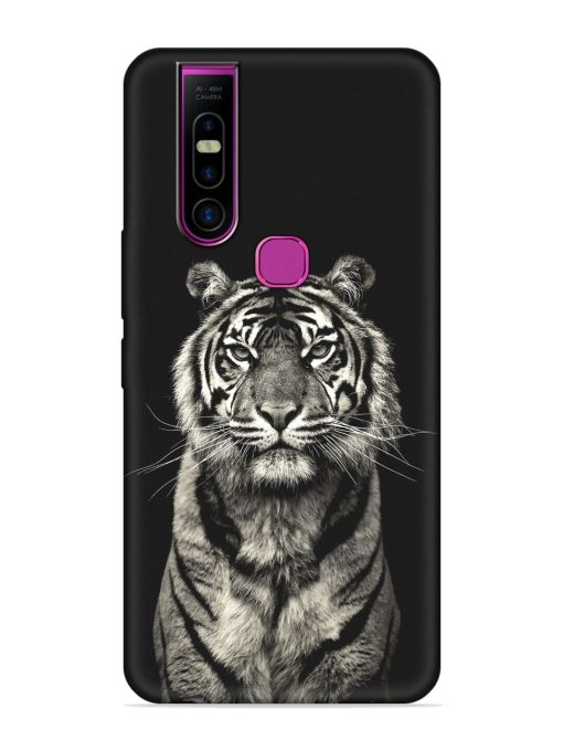 Tiger Art Embossed Soft Silicone Case for Infinix S5 Pro Zapvi