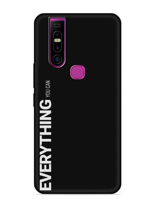 Everything You Can Embossed Soft Silicone Case for Infinix S5 Pro Zapvi