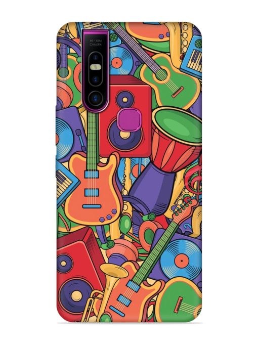 Colorful Music Art Embossed Soft Silicone Case for Infinix S5 Pro Zapvi