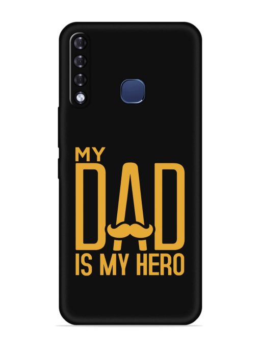 My Dad Is My Hero Embossed Soft Silicone Case for Infinix Smart 3 Plus Zapvi