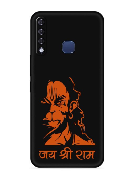 Angry Hanuman Embossed Soft Silicone Case for Infinix Smart 3 Plus Zapvi