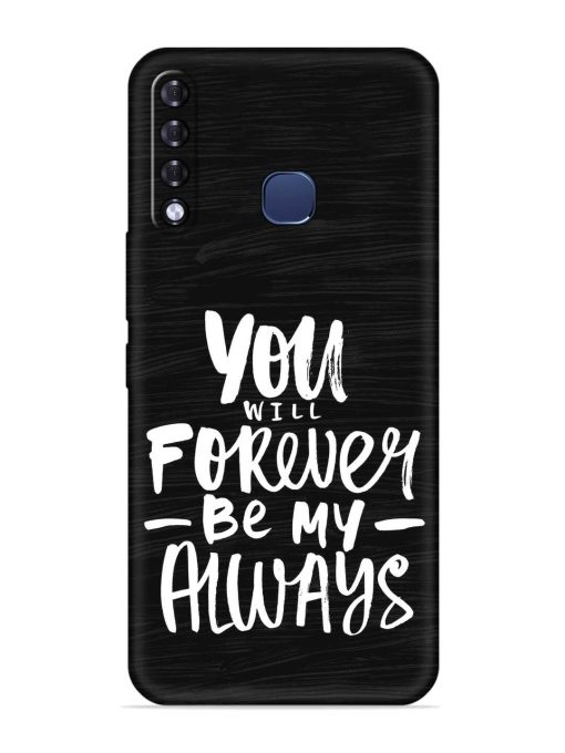 You Will Forever Embossed Soft Silicone Case for Infinix Smart 3 Plus Zapvi