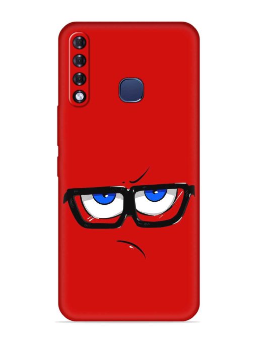 Rad Angry Face Embossed Soft Silicone Case for Infinix Smart 3 Plus Zapvi