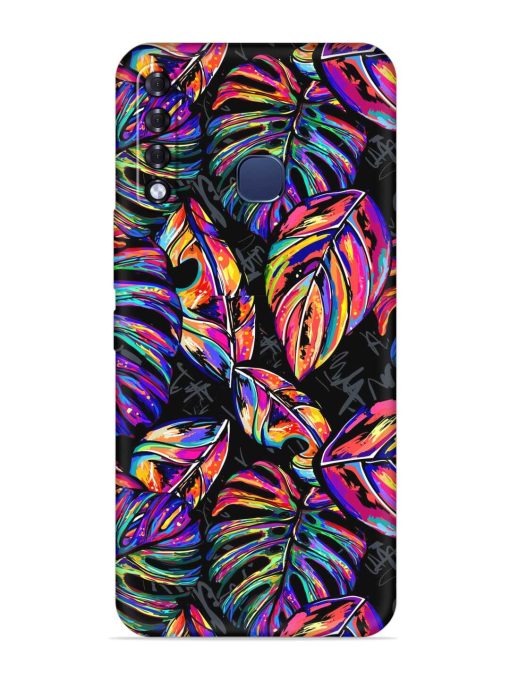 Tropical Seamless Vector Embossed Soft Silicone Case for Infinix Smart 3 Plus Zapvi