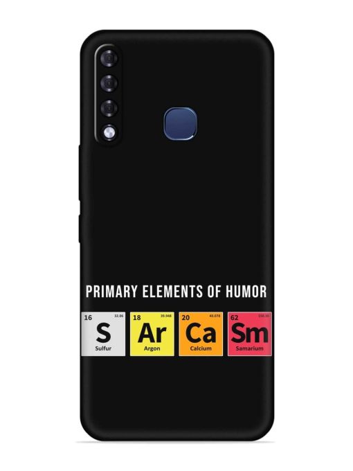 Primary Elements Humor Embossed Soft Silicone Case for Infinix Smart 3 Plus Zapvi