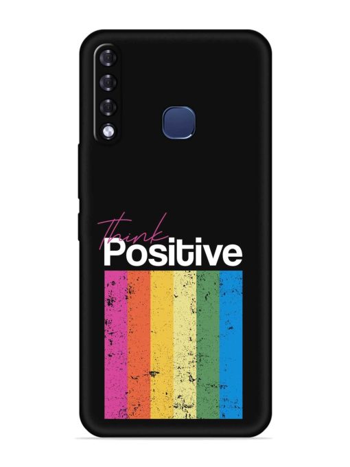 Think Positive Typography Embossed Soft Silicone Case for Infinix Smart 3 Plus