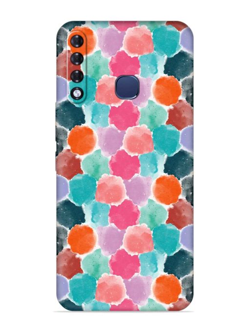 Colorful Seamless Pattern Embossed Soft Silicone Case for Infinix Smart 3 Plus Zapvi