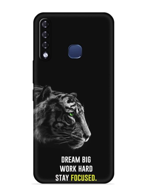 Dream Big Work Hard Embossed Soft Silicone Case for Infinix Smart 3 Plus Zapvi