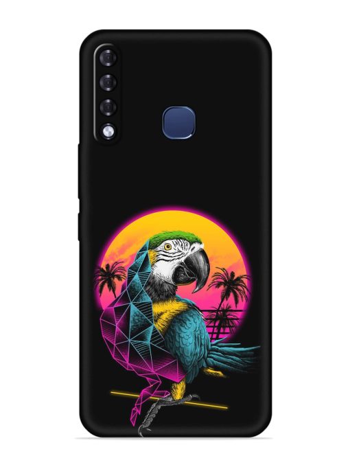 Rad Parrot Embossed Soft Silicone Case for Infinix Smart 3 Plus