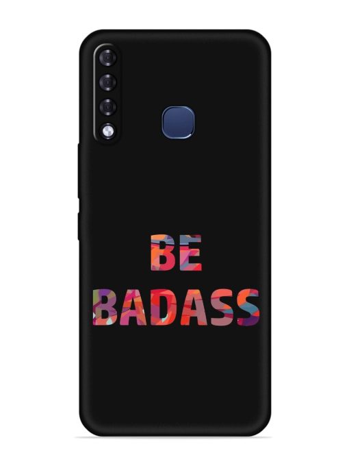 Be Badass Embossed Soft Silicone Case for Infinix Smart 3 Plus Zapvi