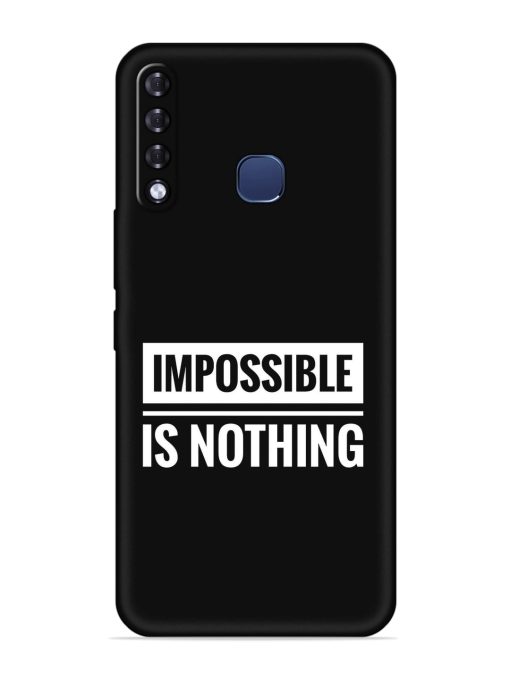 Impossible Is Nothing Embossed Soft Silicone Case for Infinix Smart 3 Plus Zapvi