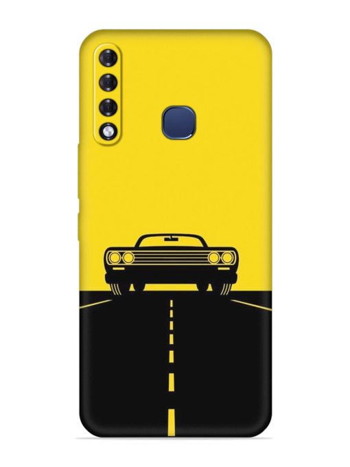 Classic Car Embossed Soft Silicone Case for Infinix Smart 3 Plus Zapvi