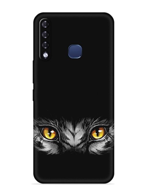 Scary Eye Embossed Soft Silicone Case for Infinix Smart 3 Plus Zapvi